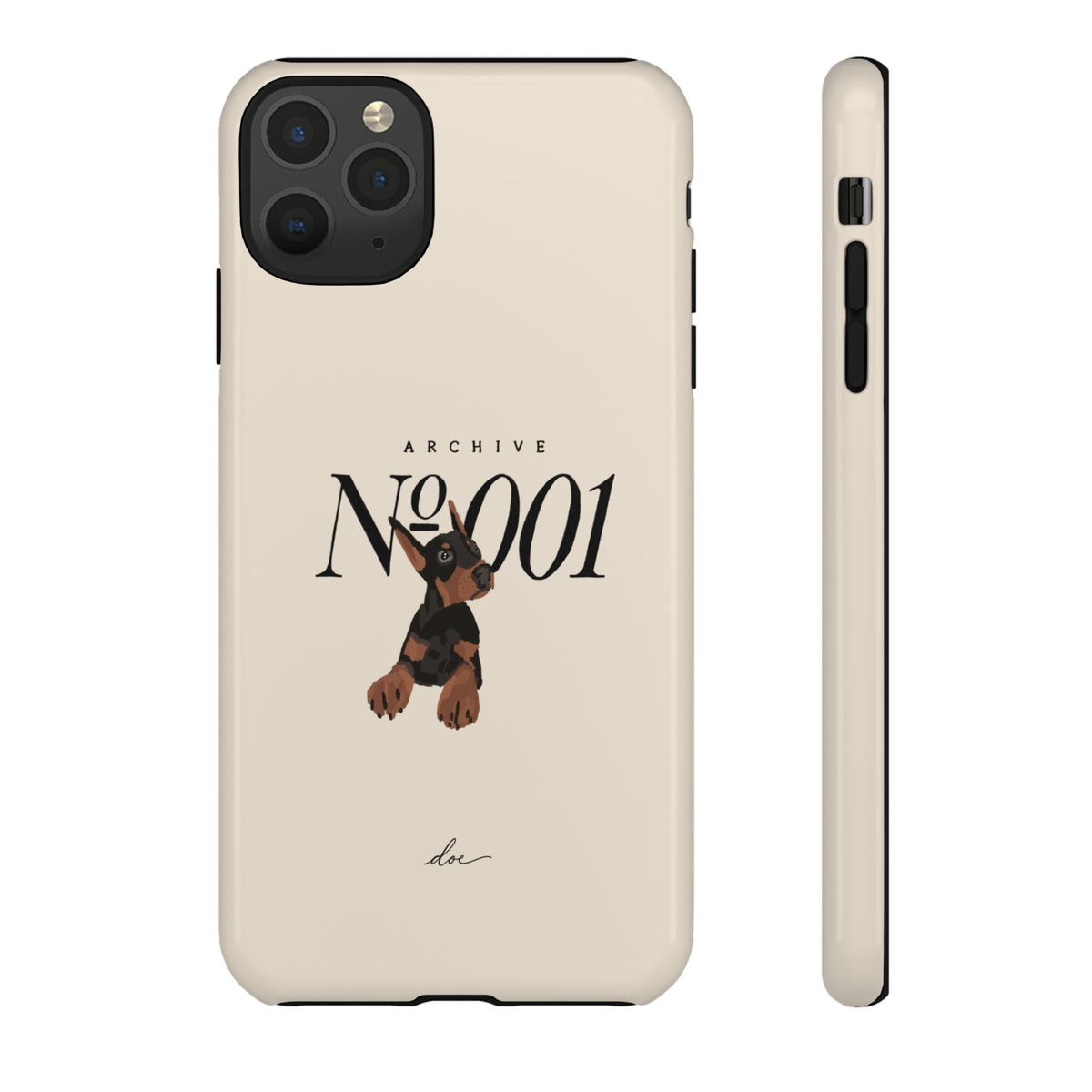 Doberman 001 iPhone Case