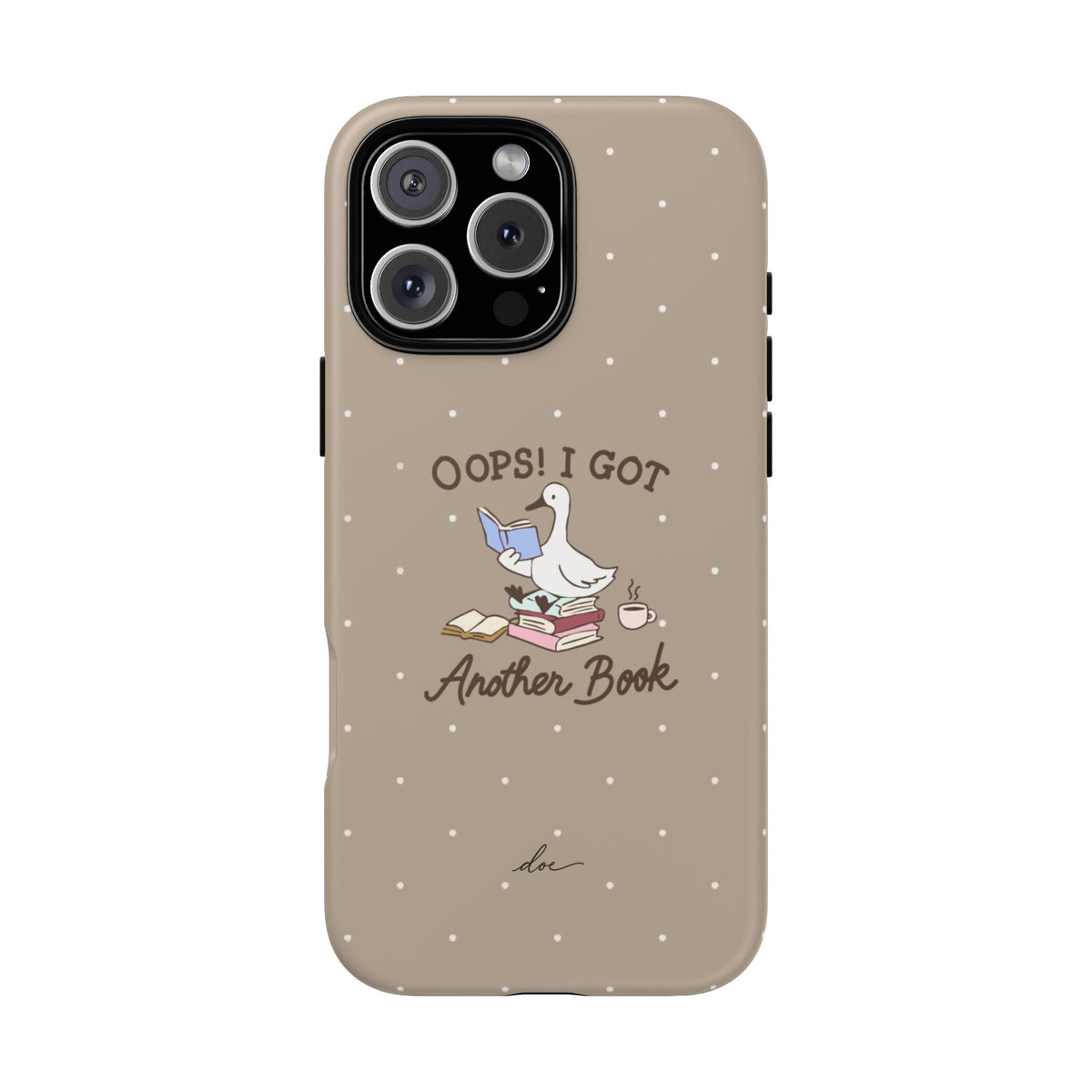 Oops Another Book! iPhone Case