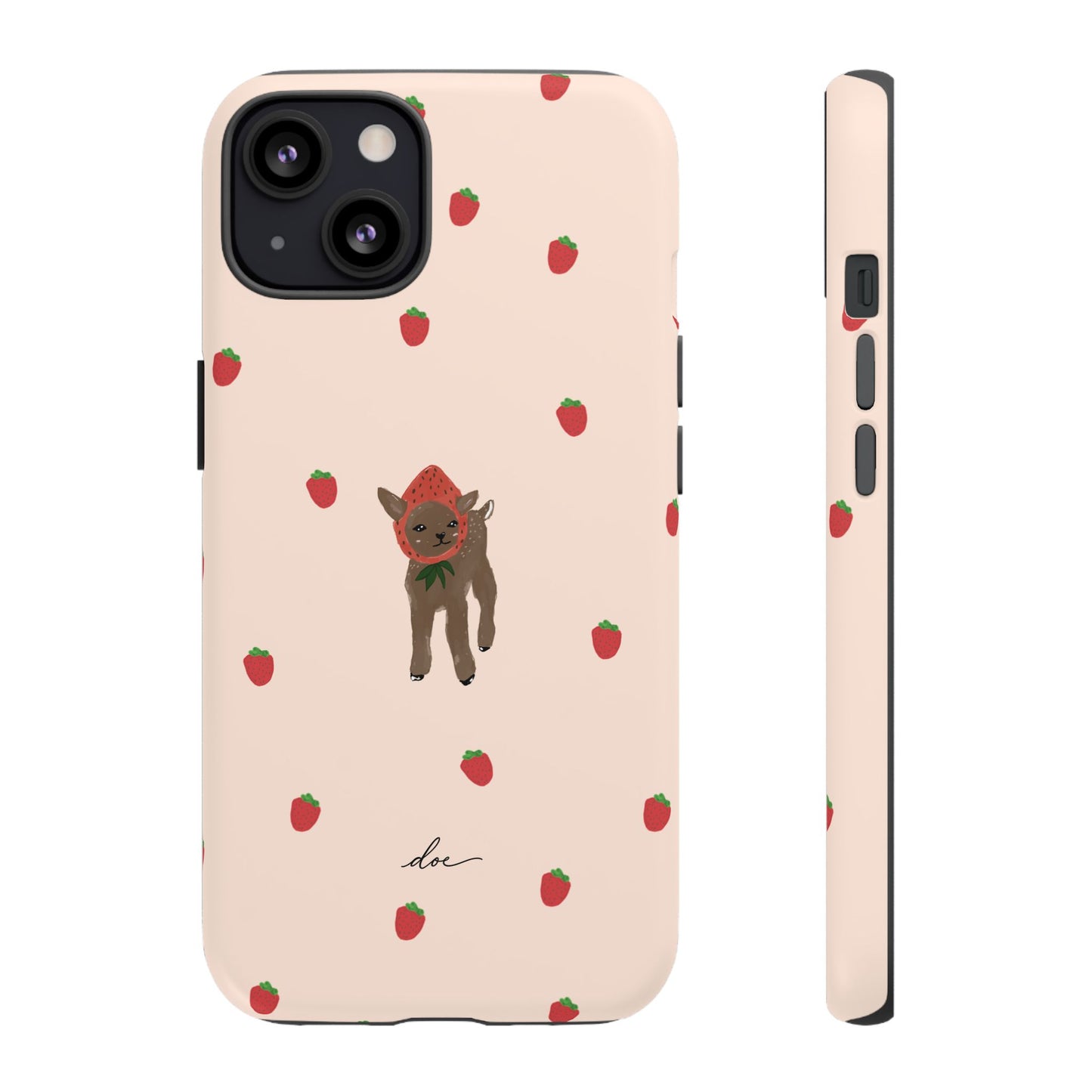 Strawberry Fawn iPhone Case