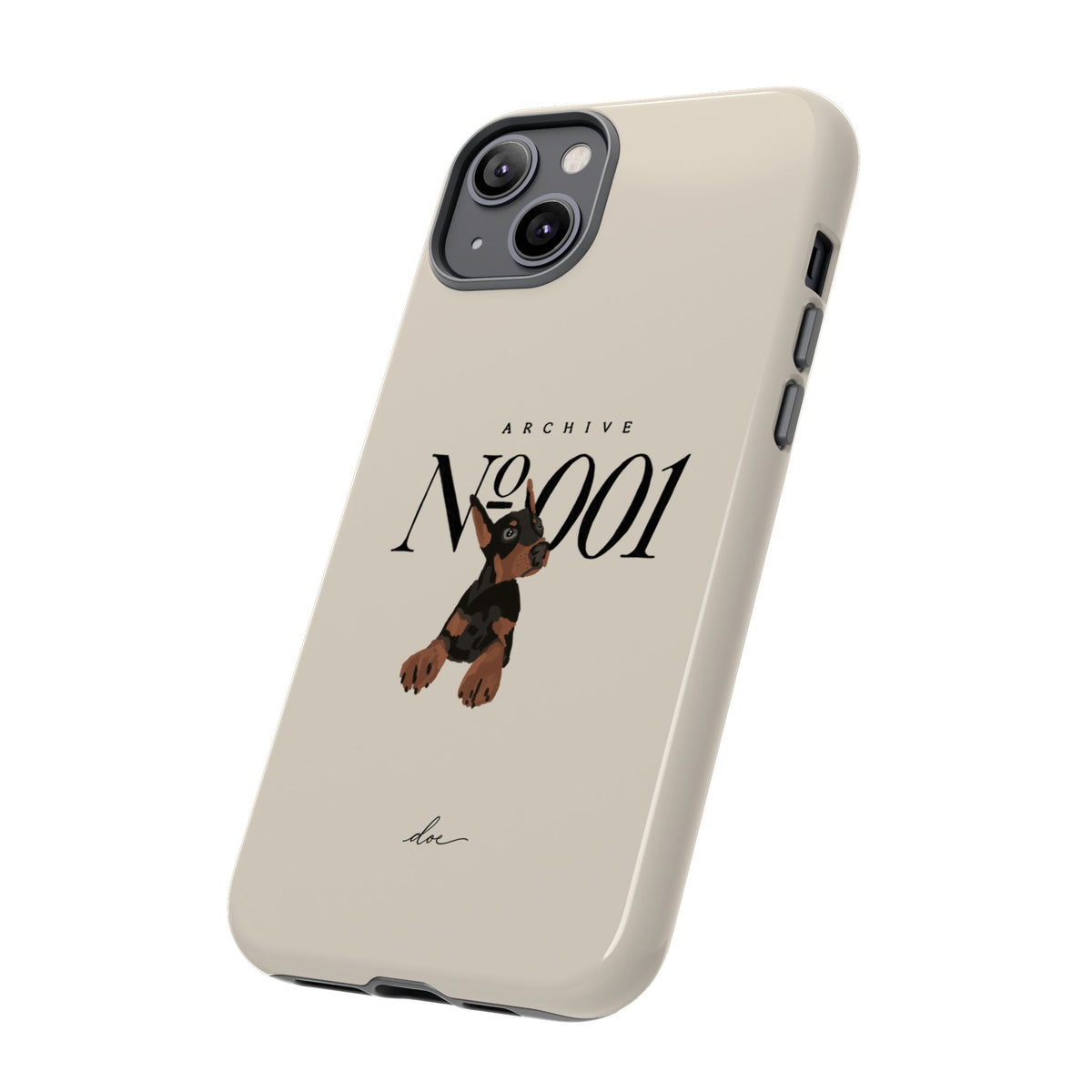 Doberman 001 iPhone Case