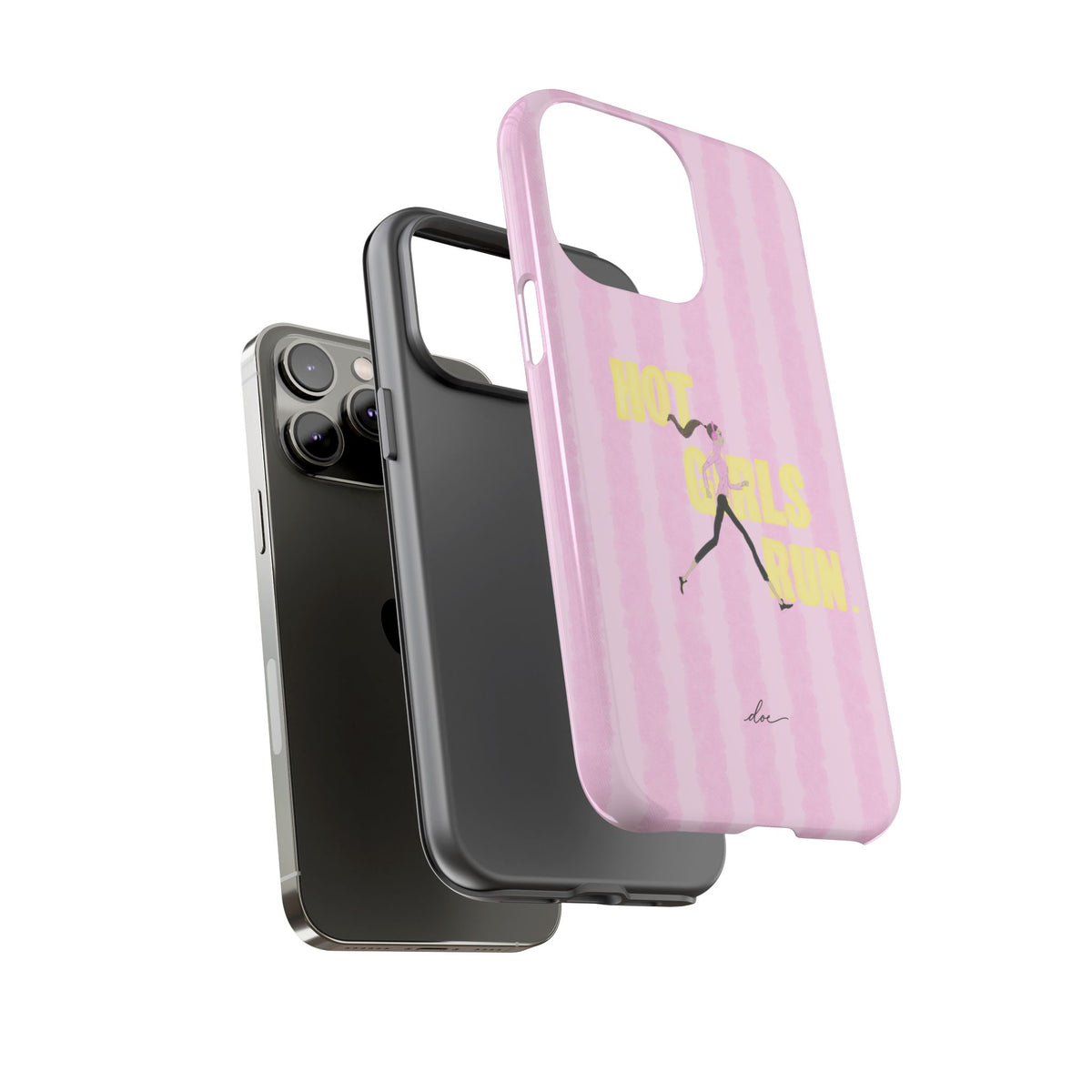 Hot Girls Run iPhone Case