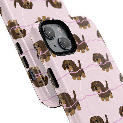 Pink Dachshunds Magsafe Case