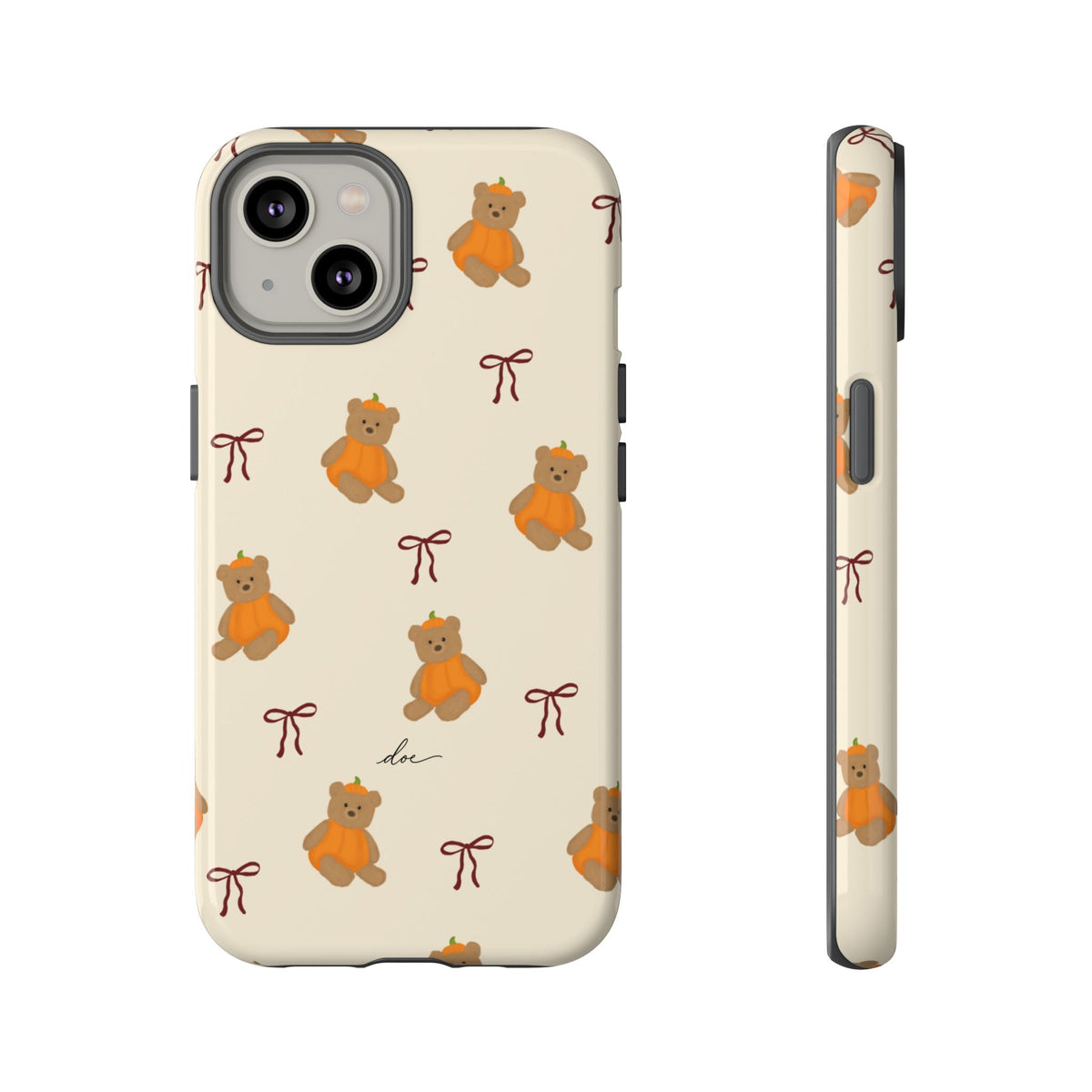 Pumpkin Bows iPhone Case