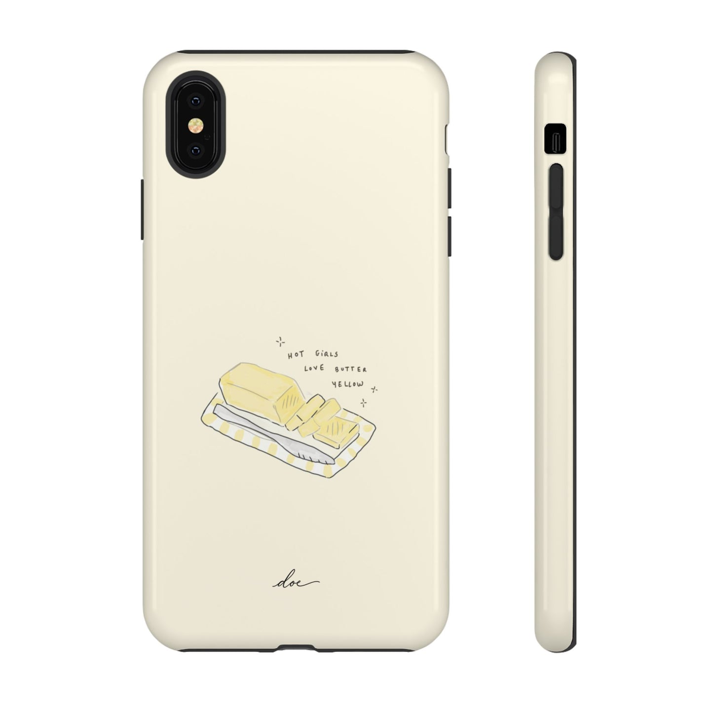 Butter Yellow iPhone Case