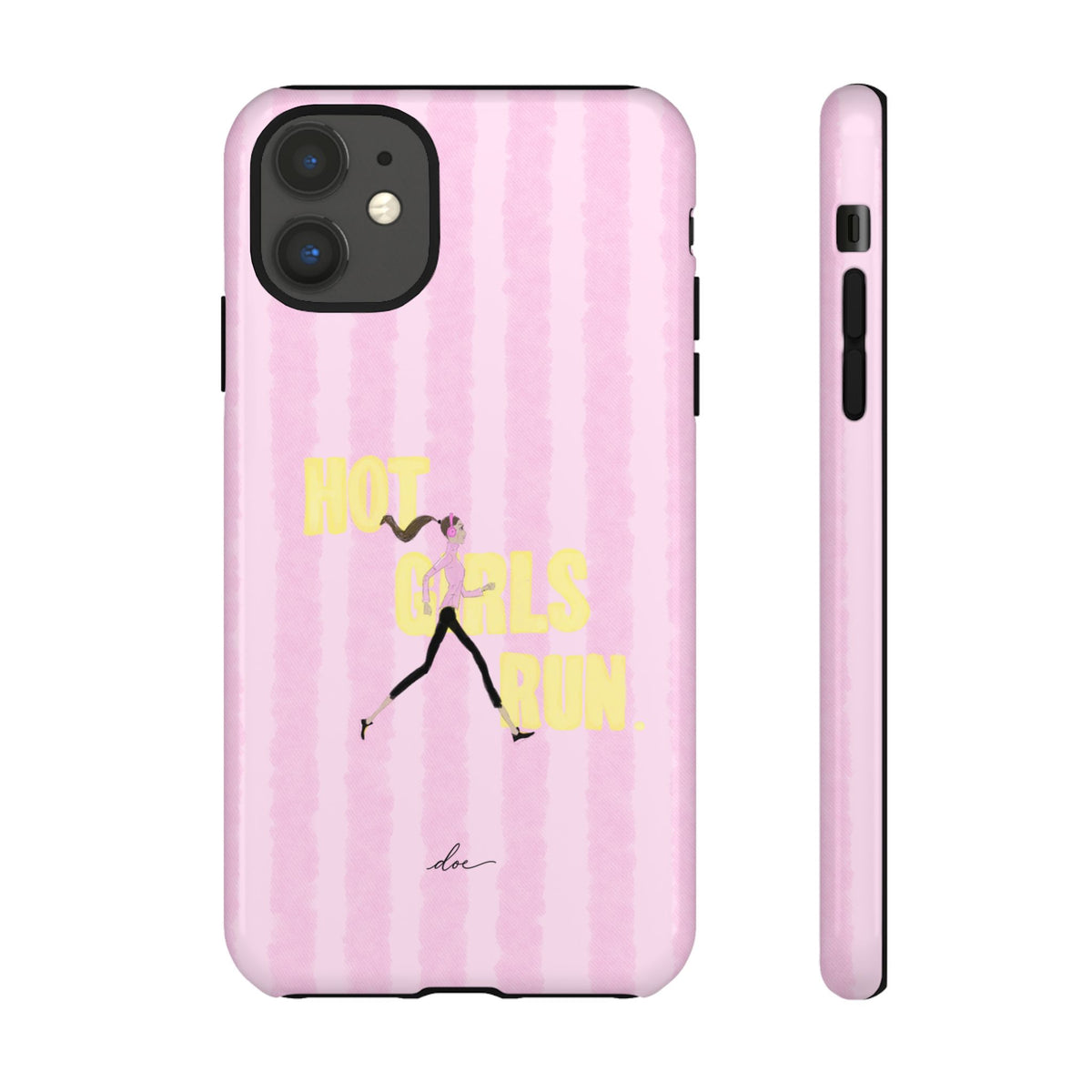 Hot Girls Run iPhone Case