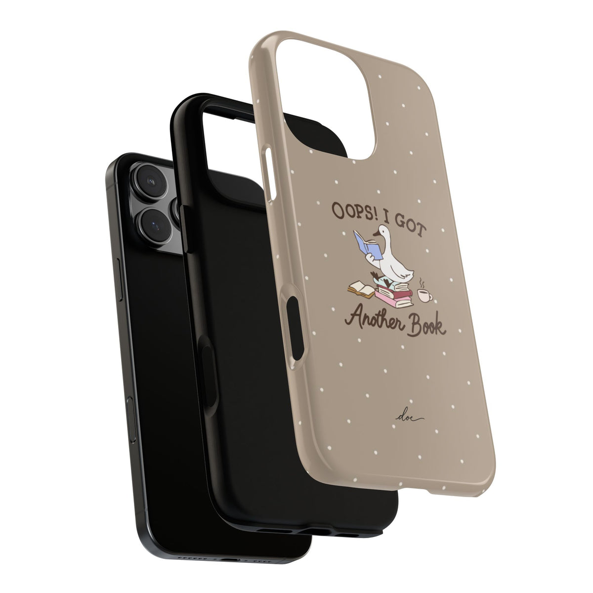 Oops Another Book! iPhone Case