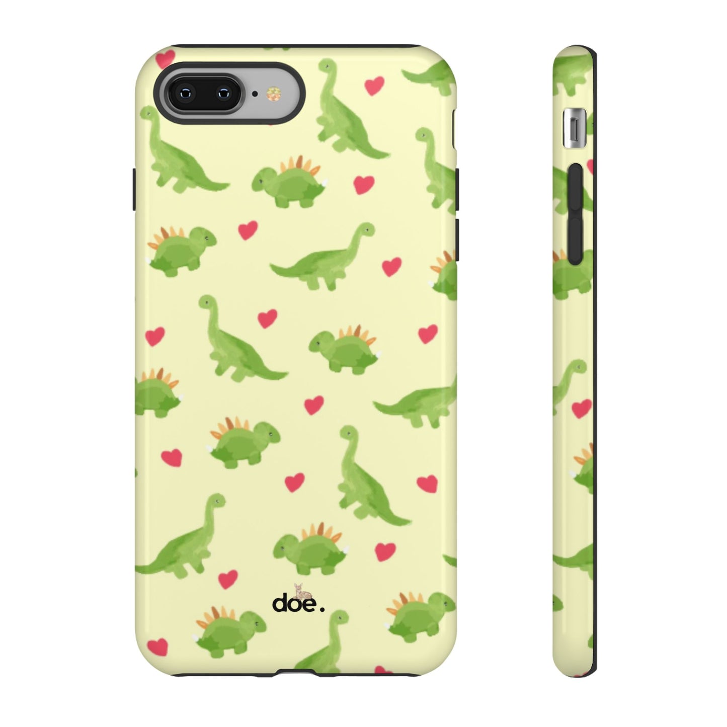 Dino Doodles iPhone Case