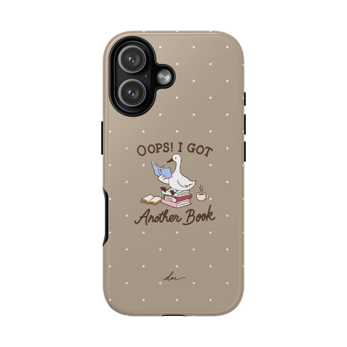 Oops Another Book! iPhone Case