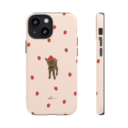 Strawberry Fawn iPhone Case