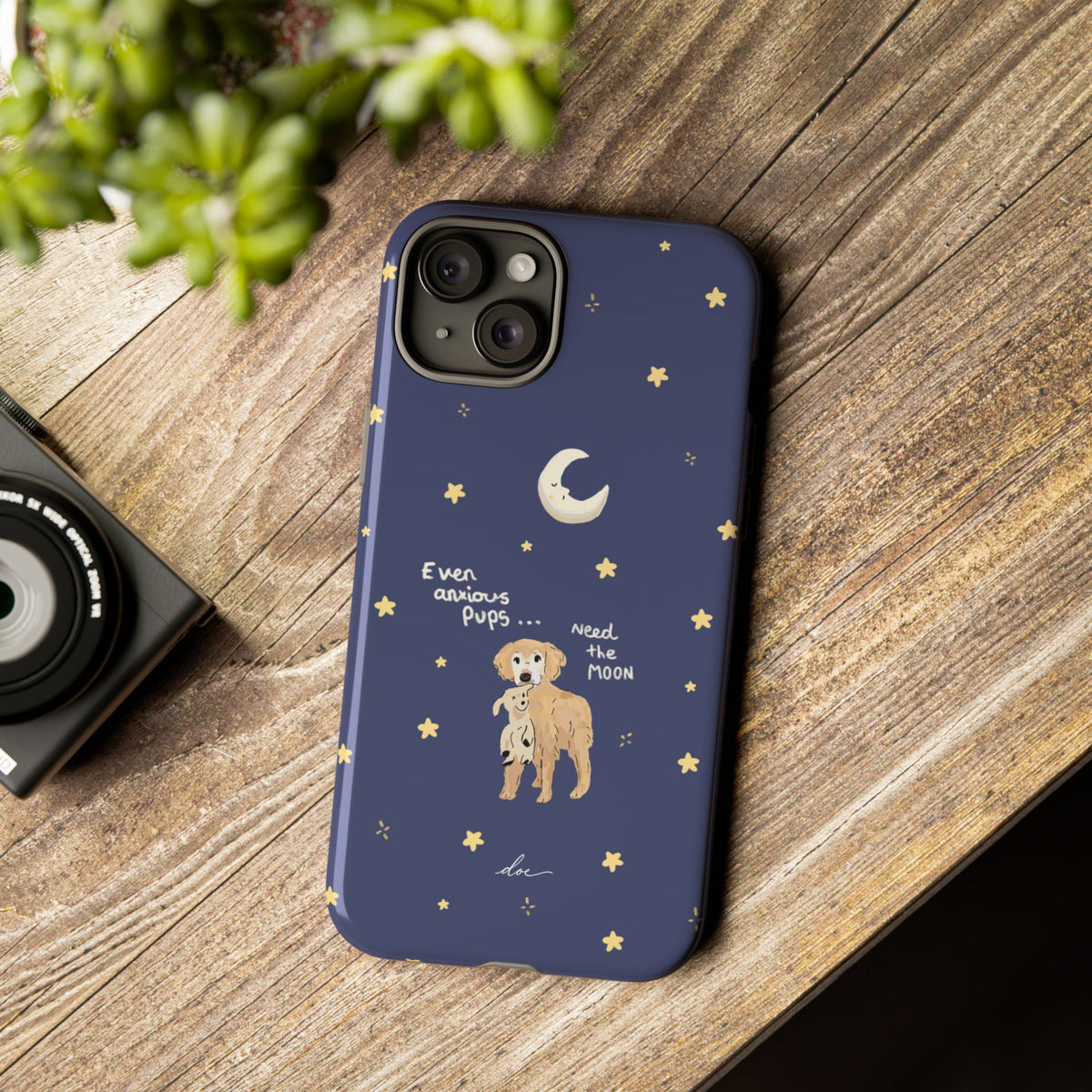 Anxious Pup iPhone Case