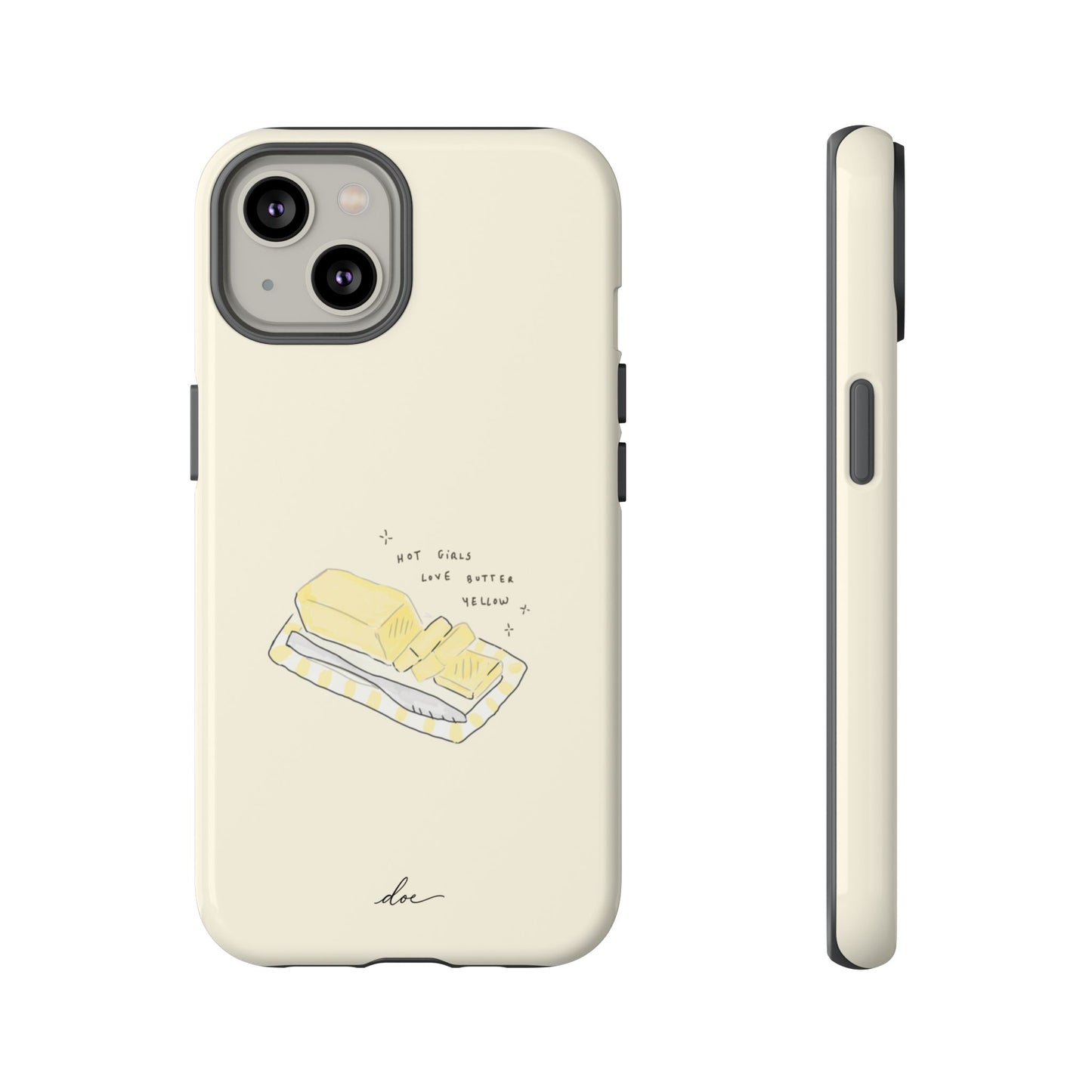 Butter Yellow iPhone Case