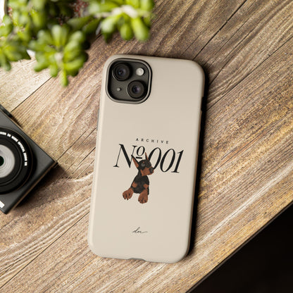 Doberman 001 iPhone Case