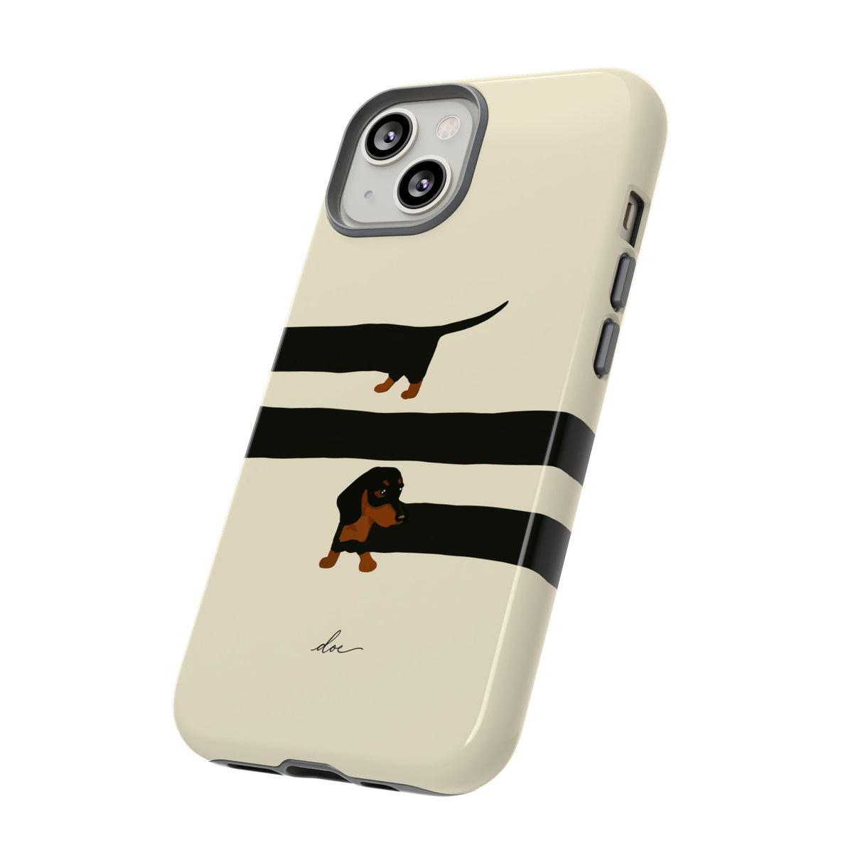 Stretchy The Dachshund iPhone Case