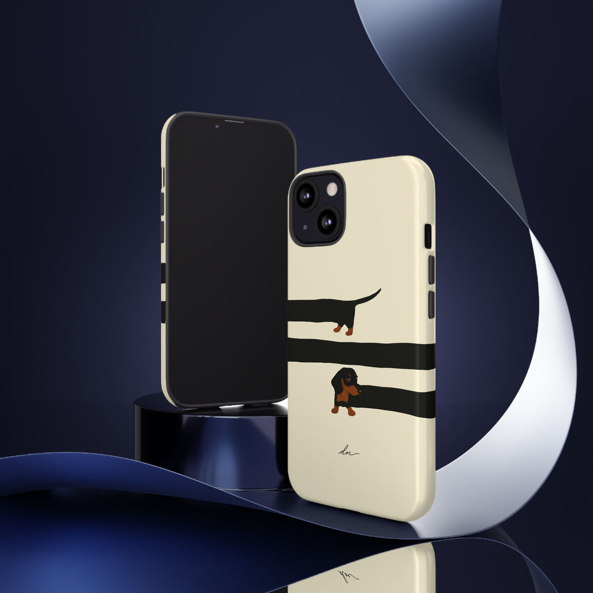 Stretchy The Dachshund iPhone Case