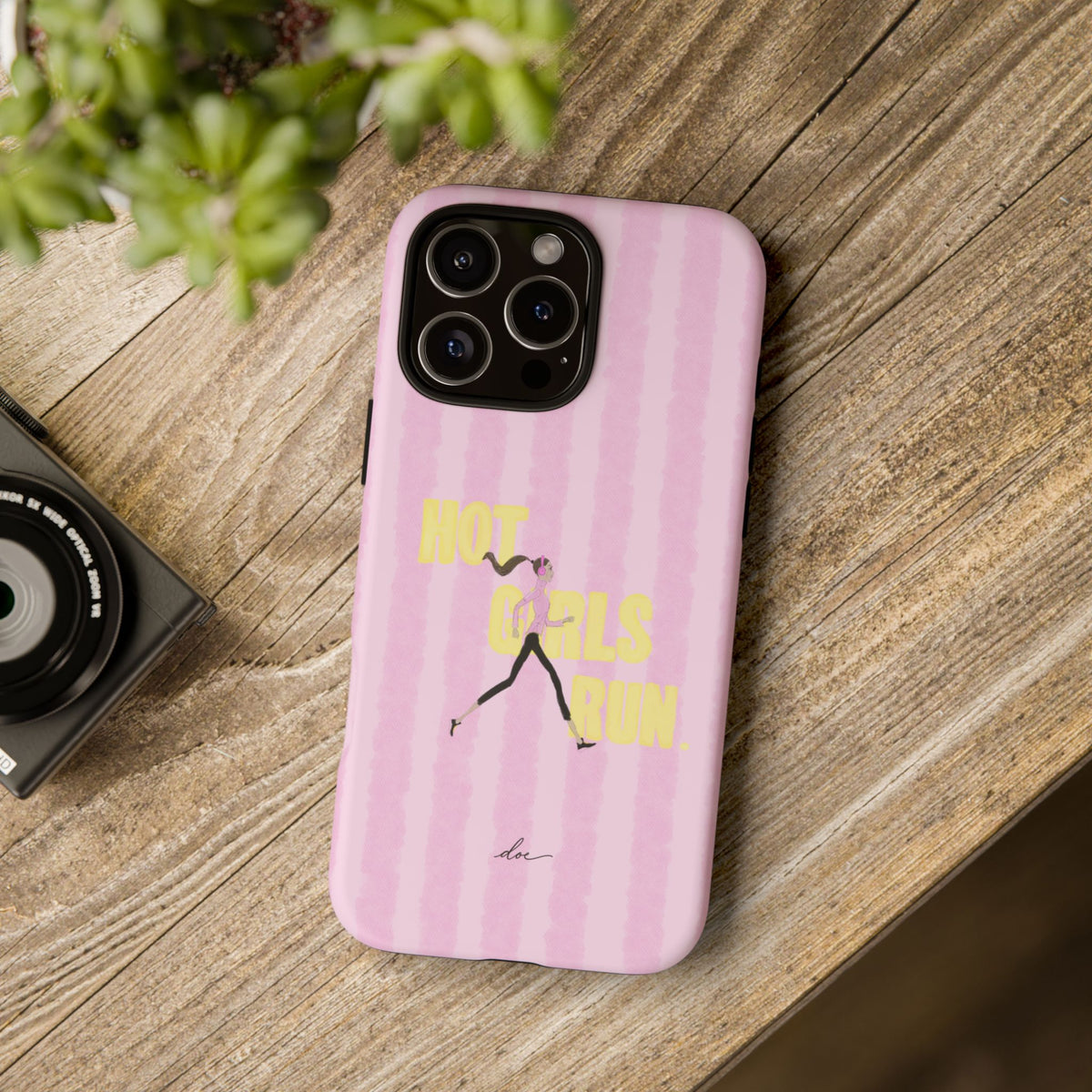 Hot Girls Run iPhone Case