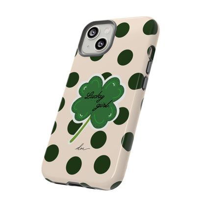 Lucky Girl iPhone Case