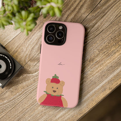 Strawberry Bear iPhone Case