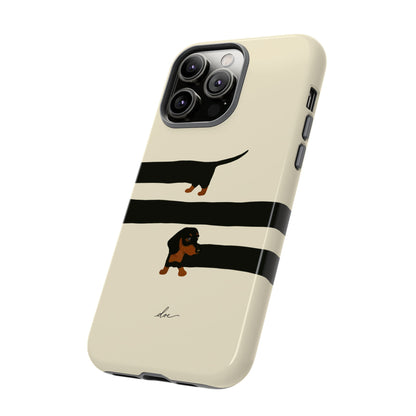 Stretchy The Dachshund iPhone Case