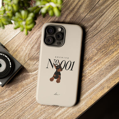 Doberman 001 iPhone Case