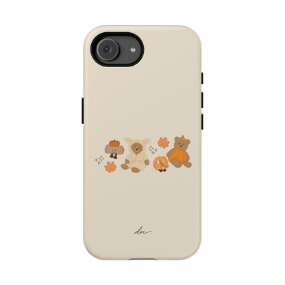 Autumn Teddies iPhone Case