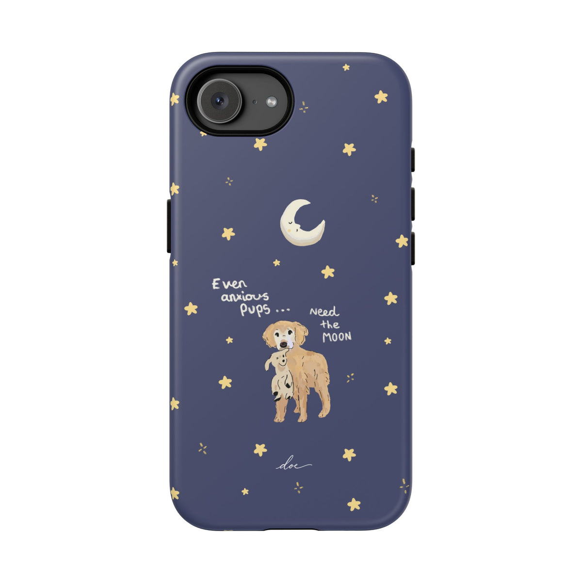 Anxious Pup iPhone Case