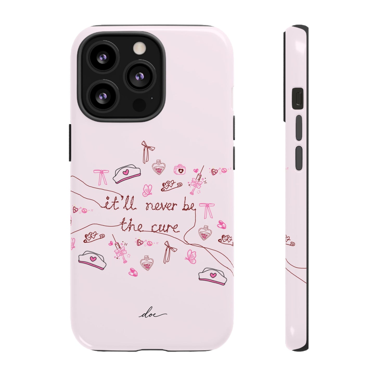 Never The Cure iPhone Case