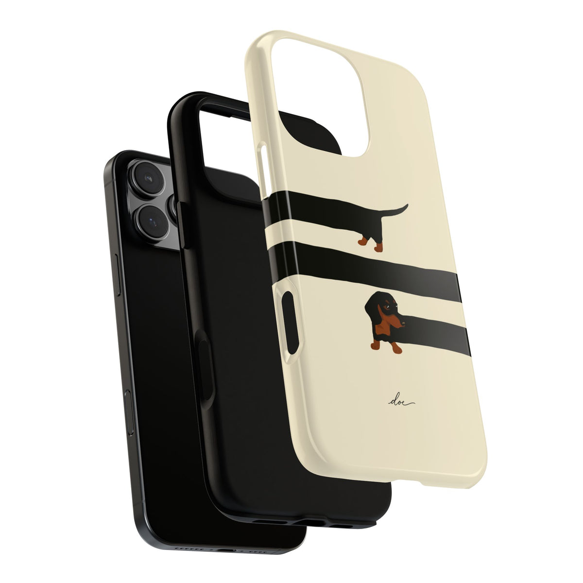 Stretchy The Dachshund iPhone Case