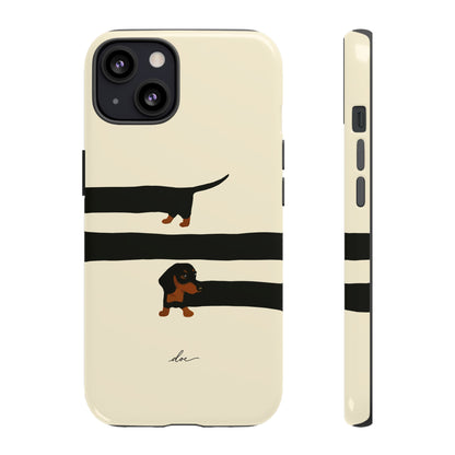 Stretchy The Dachshund iPhone Case
