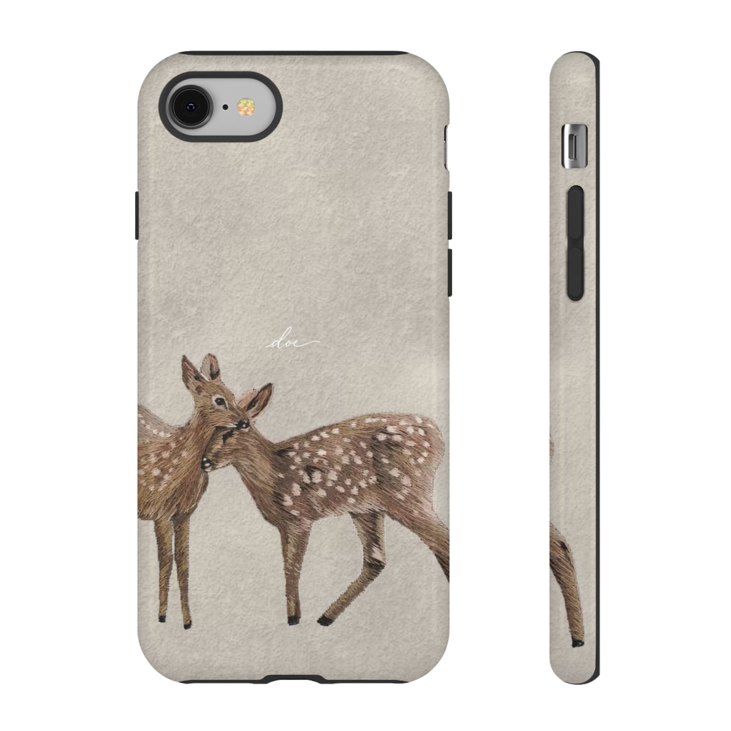 Deer Duo iPhone Case