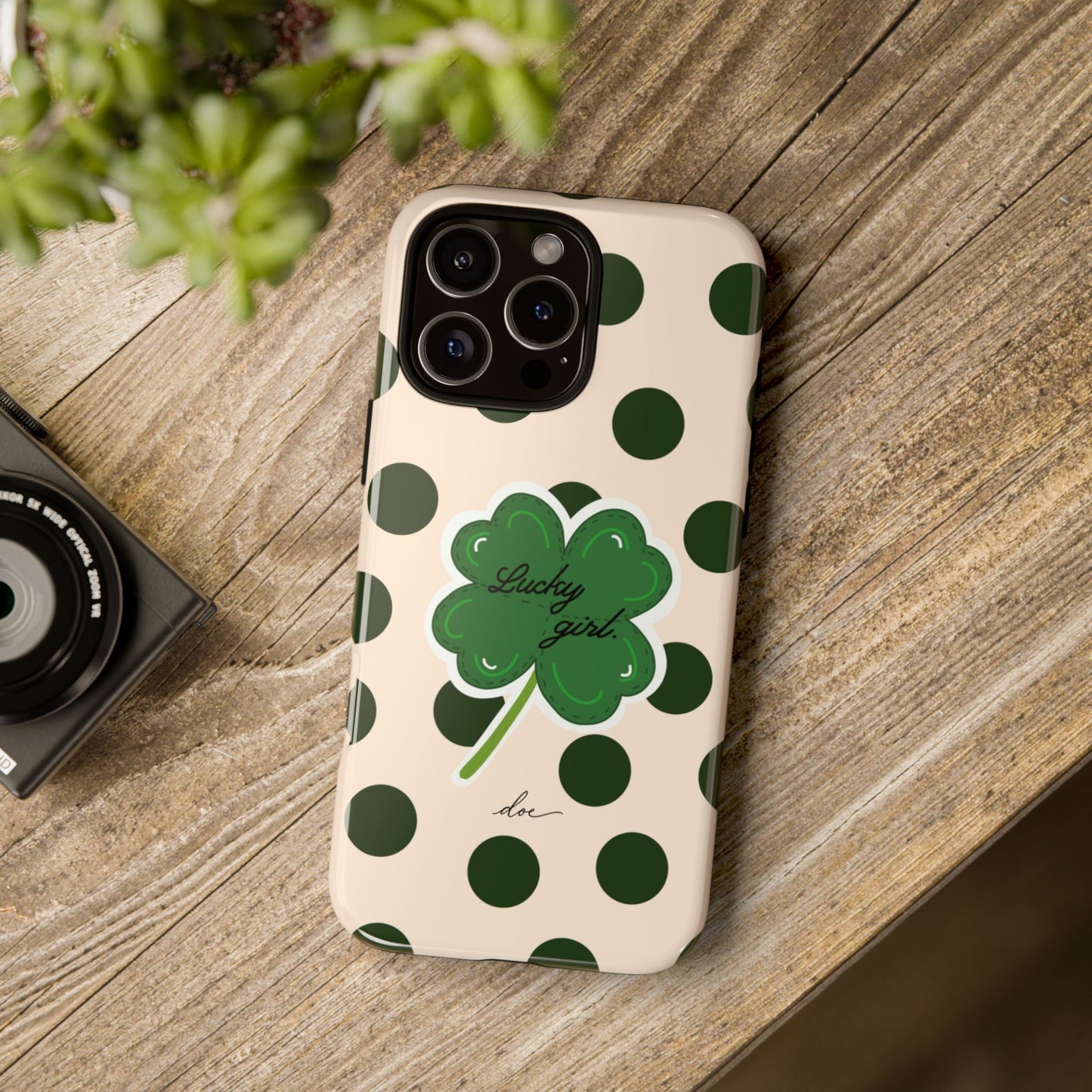 Lucky Girl iPhone Case