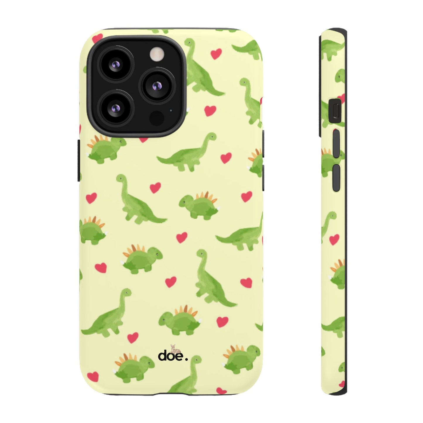 Dino Doodles iPhone Case