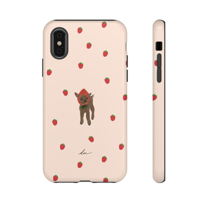 Strawberry Fawn iPhone Case