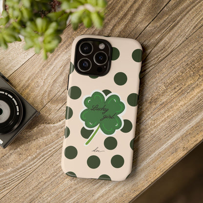 Lucky Girl iPhone Case