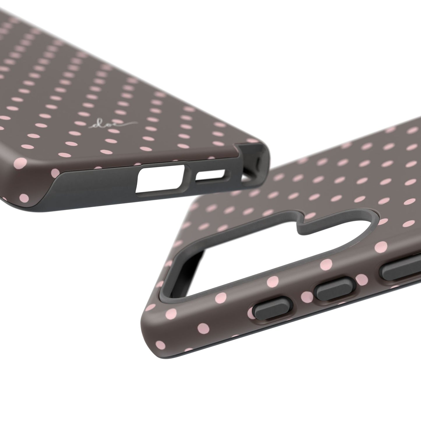 Brown Polka Dot Samsung Case