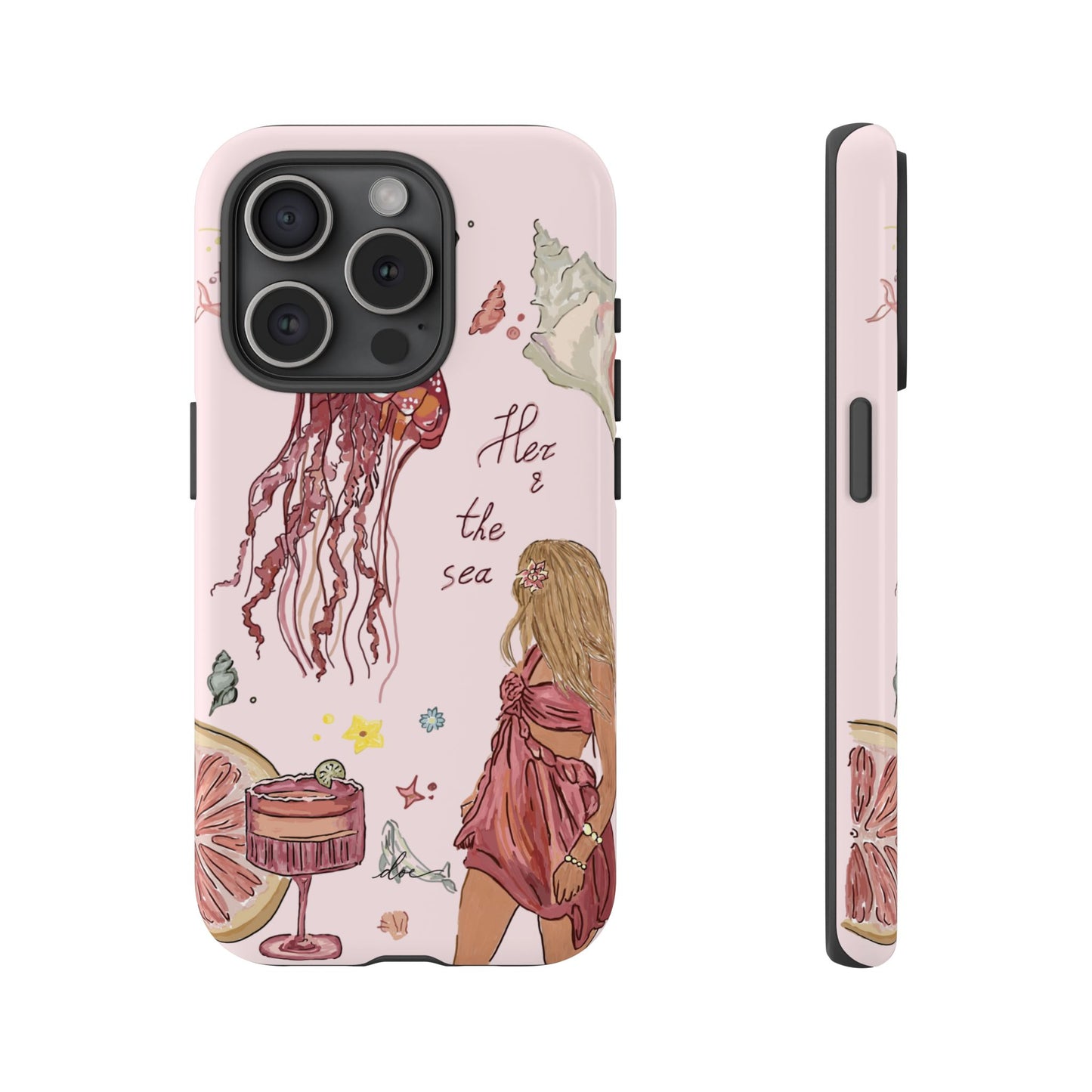 Her & The Sea iPhone Case
