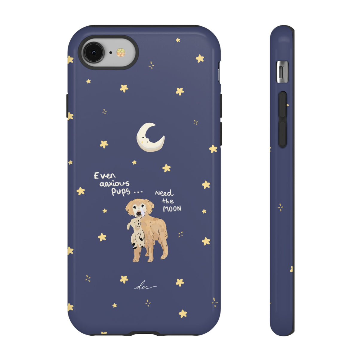 Anxious Pup iPhone Case