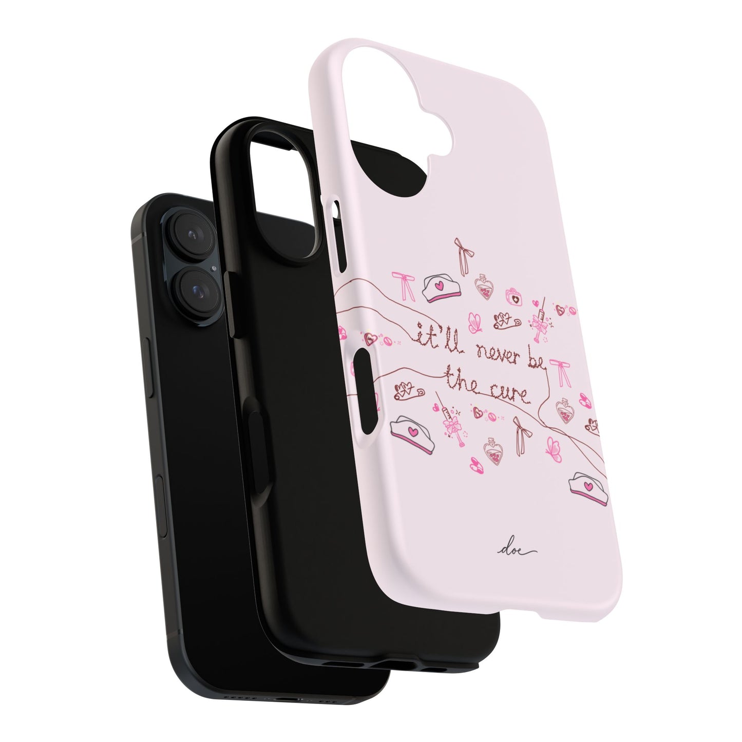 Never The Cure iPhone Case