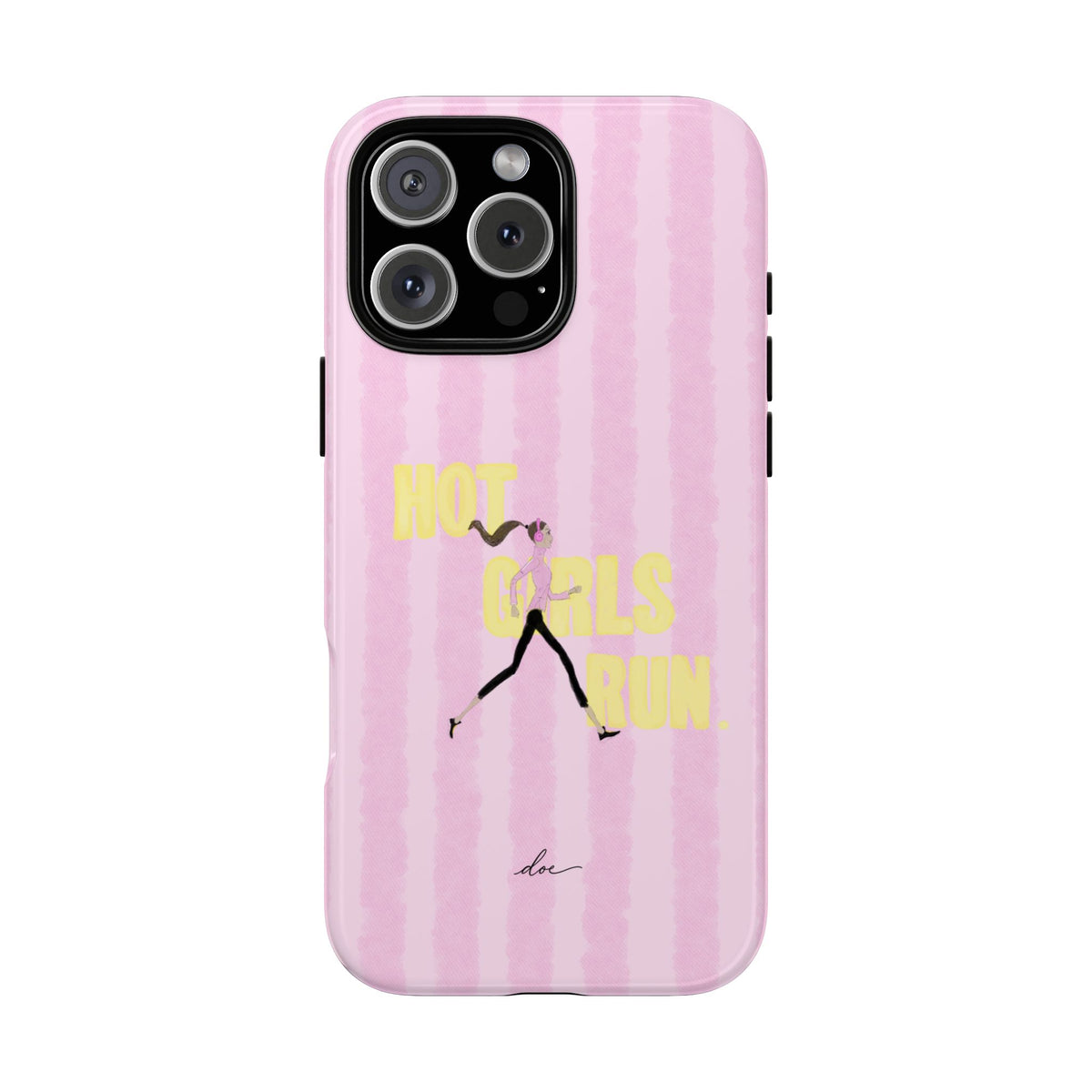 Hot Girls Run iPhone Case