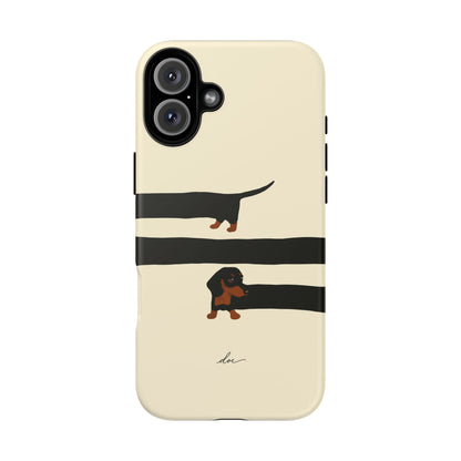 Stretchy The Dachshund iPhone Case