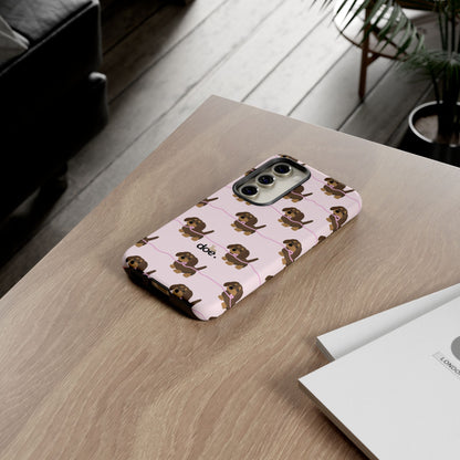 Pink Dachshund Samsung Case