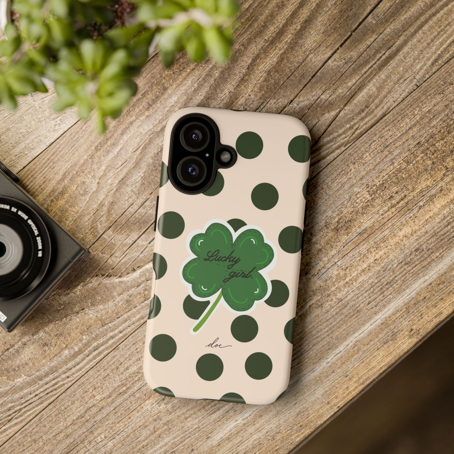 Lucky Girl iPhone Case