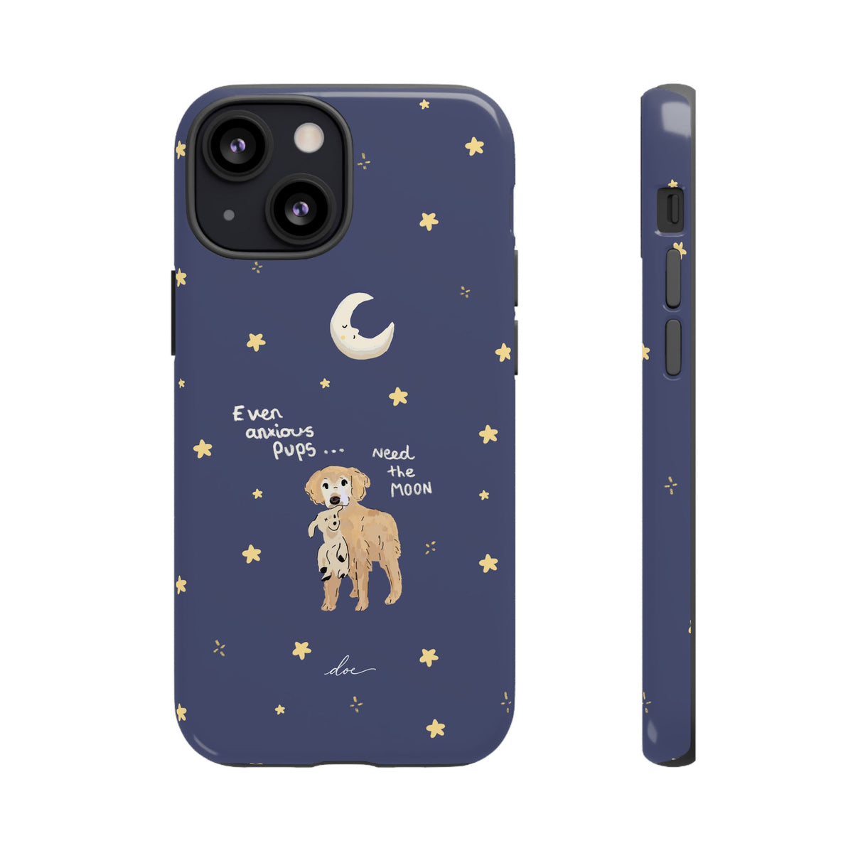 Anxious Pup iPhone Case
