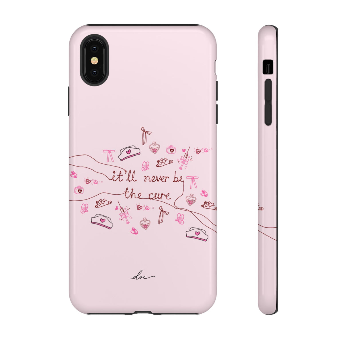 Never The Cure iPhone Case