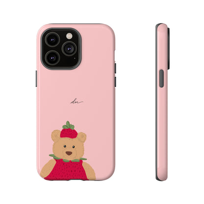 Strawberry Bear iPhone Case