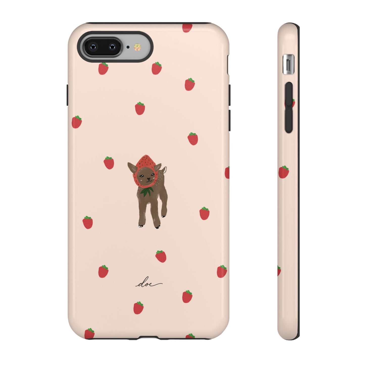 Strawberry Fawn iPhone Case