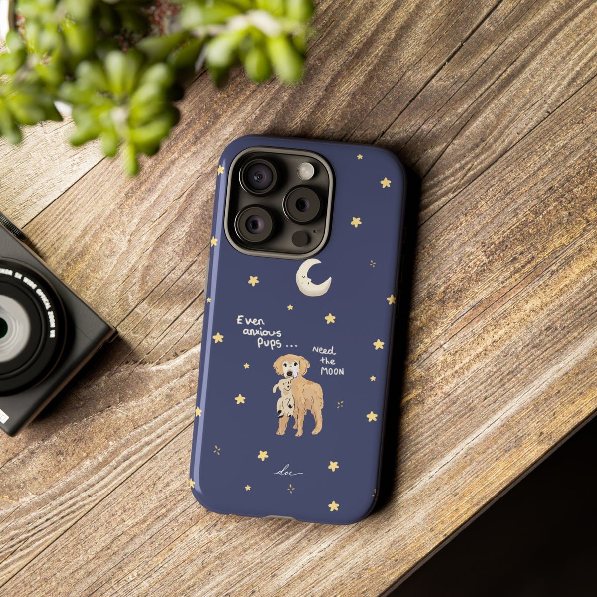 Anxious Pup iPhone Case