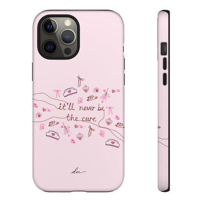 Never The Cure iPhone Case