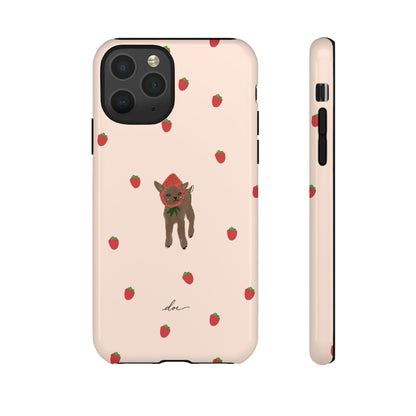 Strawberry Fawn iPhone Case