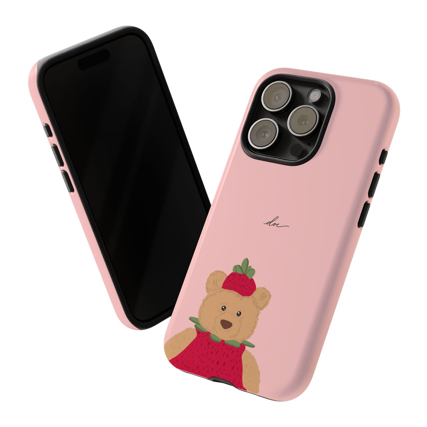 Strawberry Bear iPhone Case