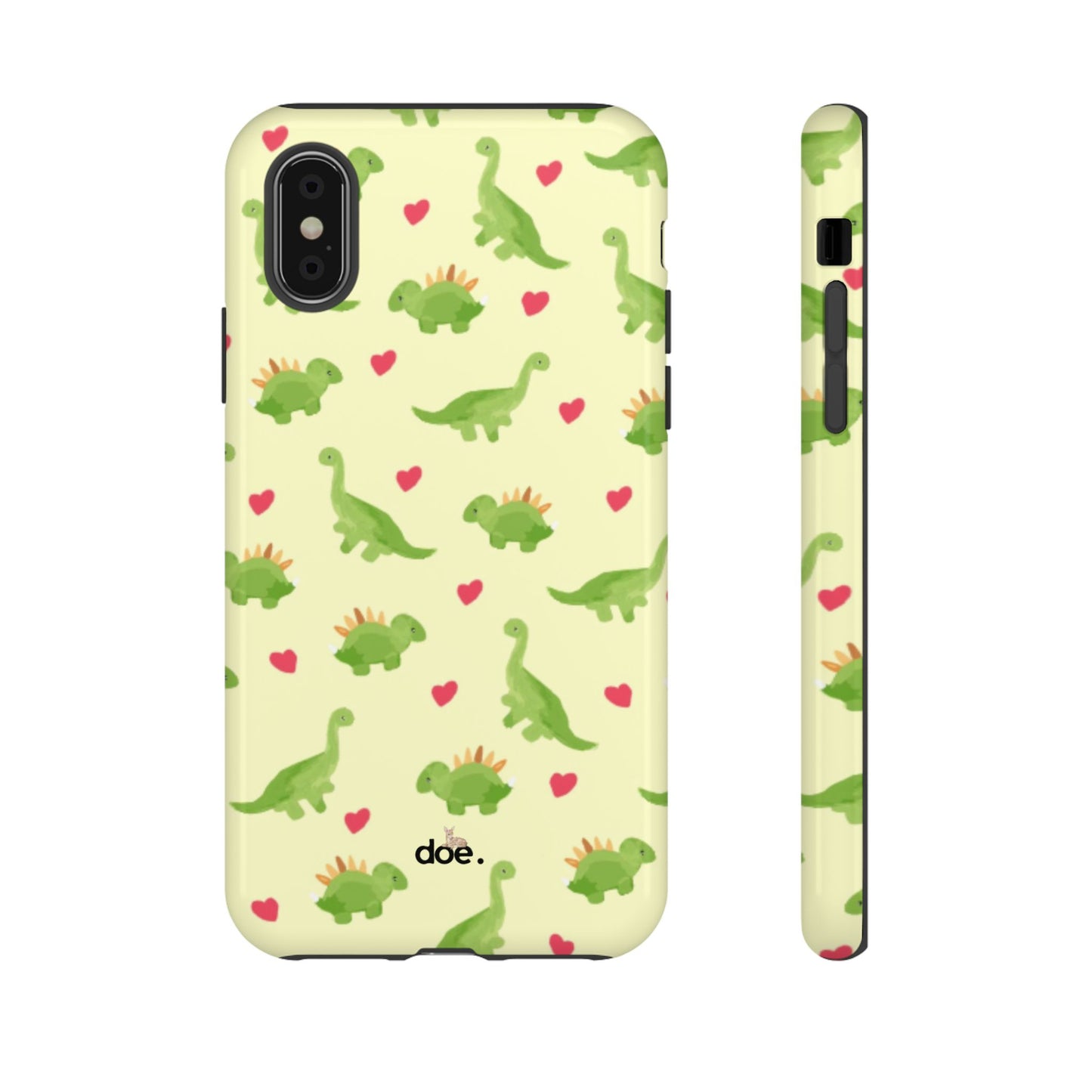 Dino Doodles iPhone Case